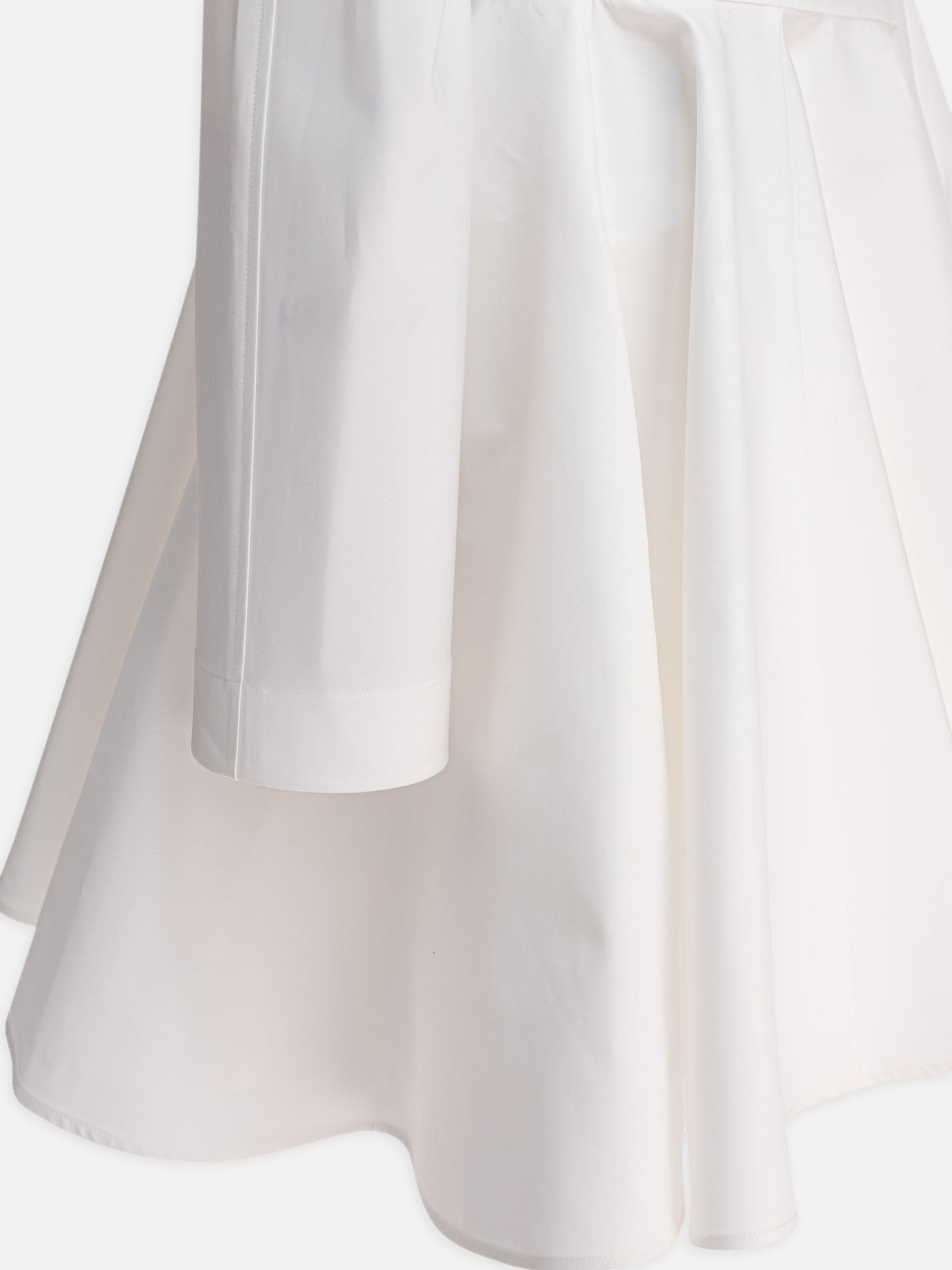 Alaïa Asymmetric short dress White