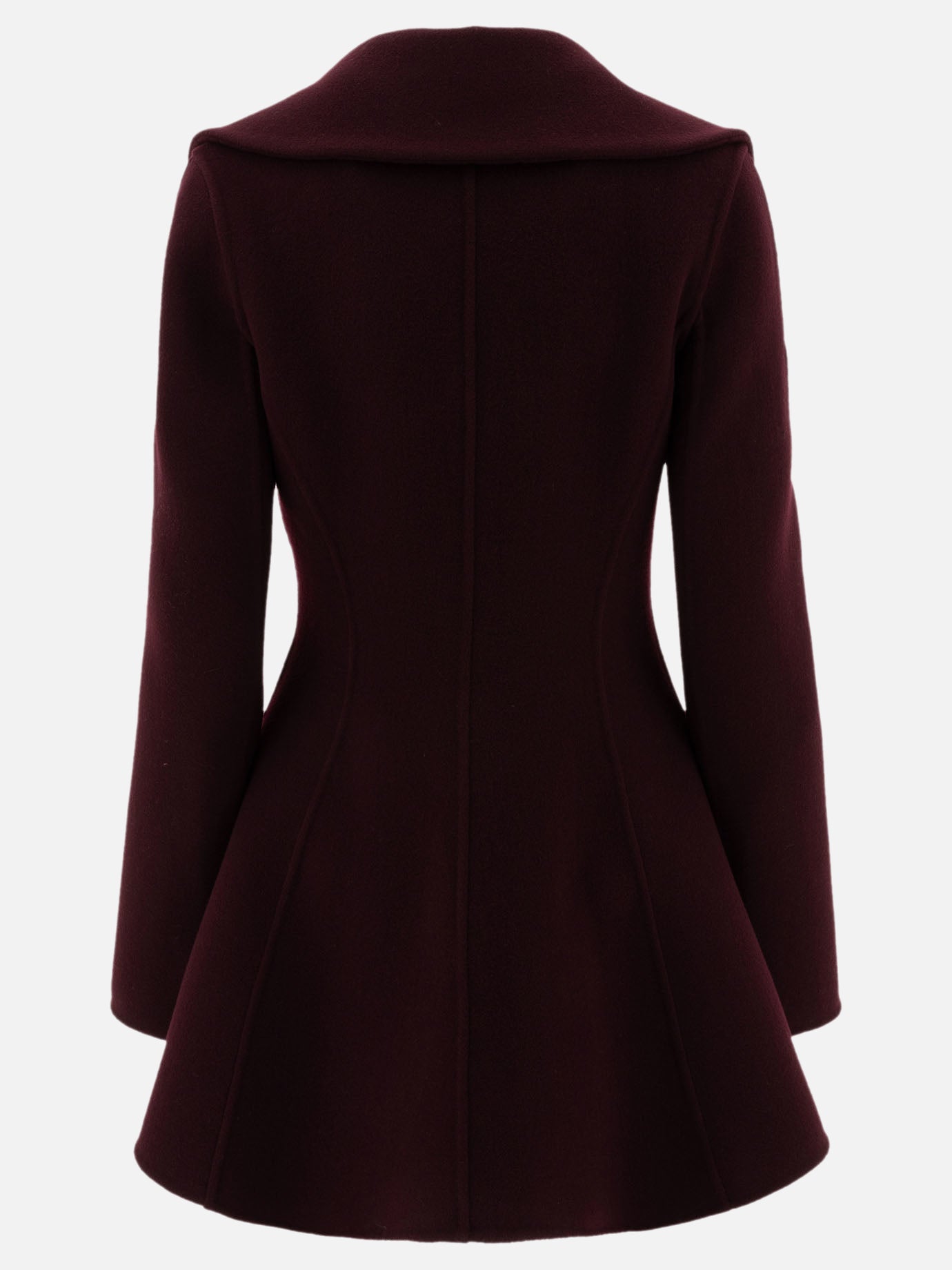 Cappotti corti Solid colour  Bordeaux - Alaïa Donna | PDP | VIETTI Online Store | thumbnail_2