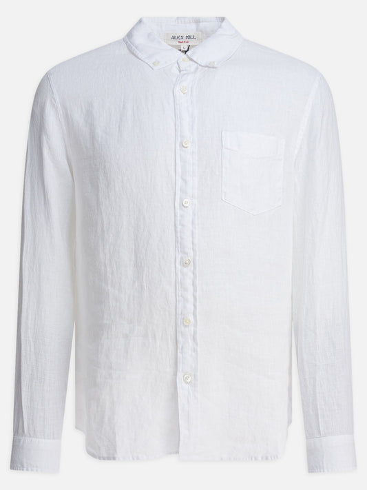 Alex Mill Camicia "Mill" in lino 18248572_S White 1