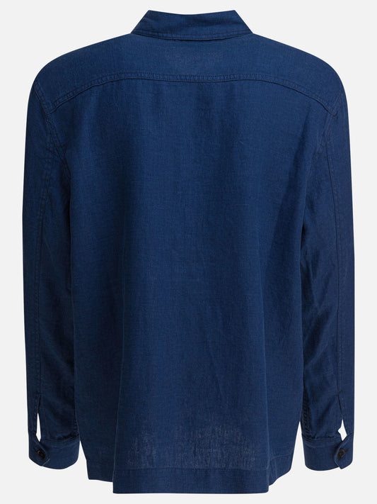Alex Mill Giacca da lavoro in lino 19935519_S Blue 2