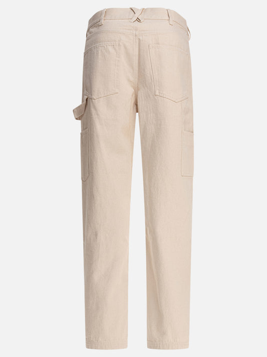 Alex Mill Pantaloni da pittore in denim 19434995_30 Beige 2
