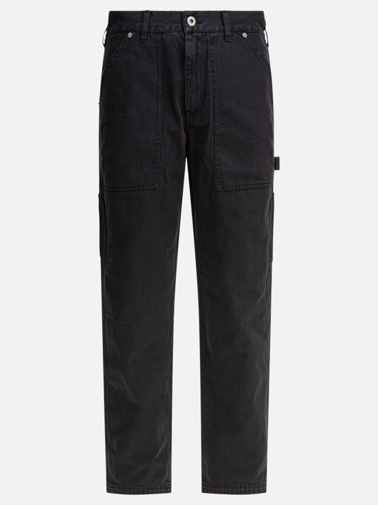 Alex Mill Pantaloni da pittore in denim 12435736_30 Black 1