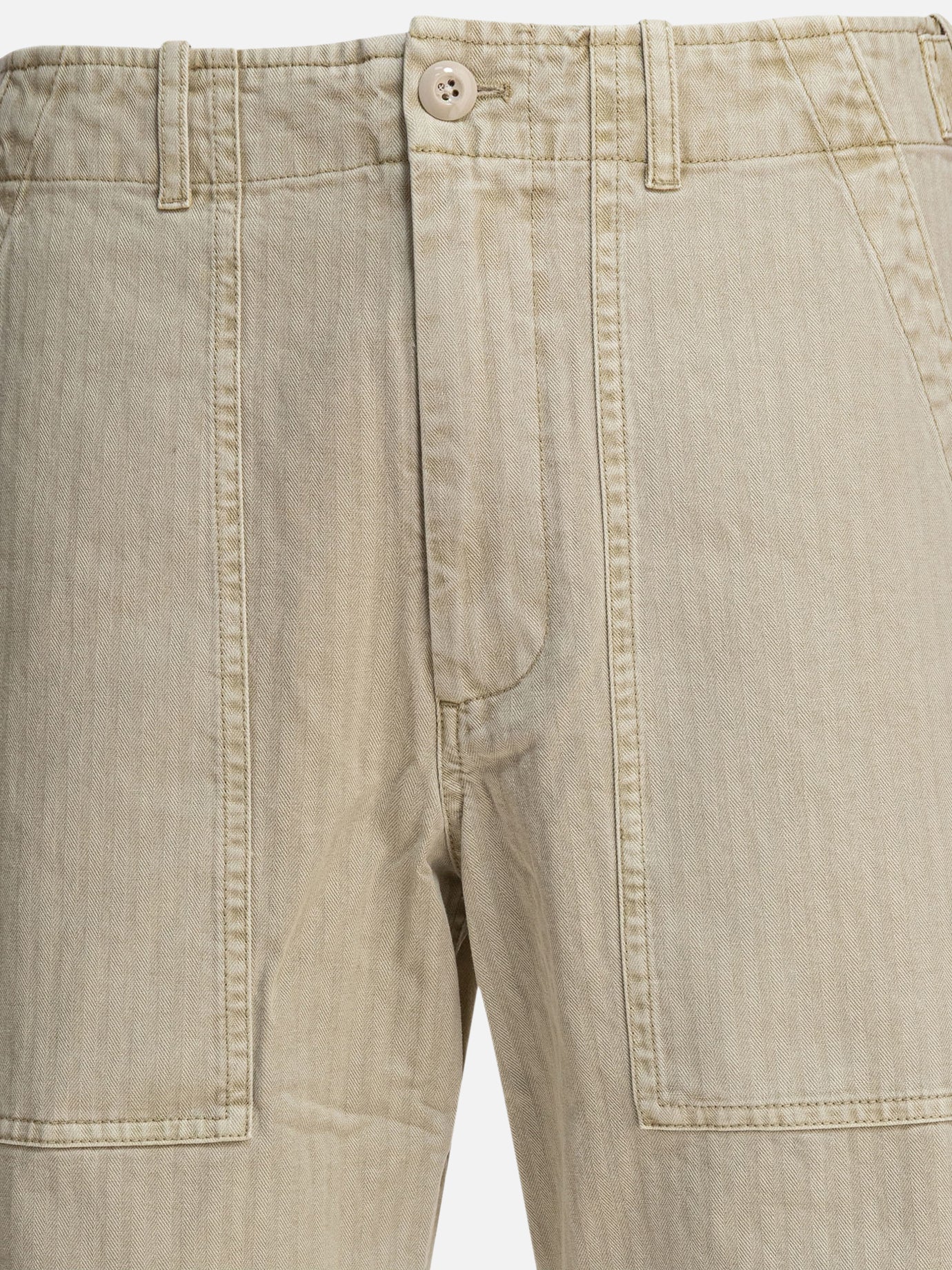 Leisure trousers Solid colour  Beige - Alex Mill Men | PDP | VIETTI Online Store | thumbnail_3
