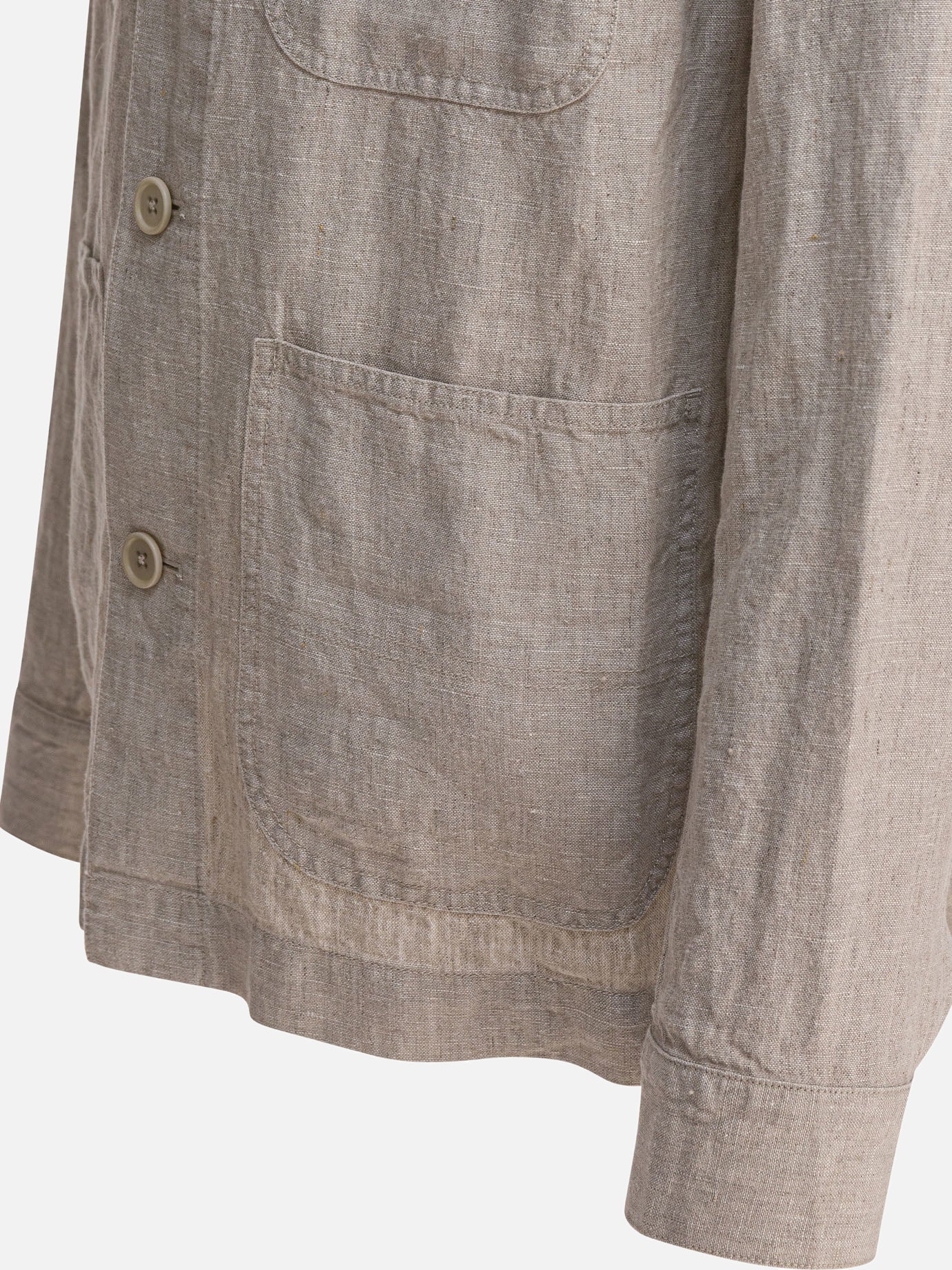 Alex Mill Giacca da lavoro in lino 15663449_S Beige thumbnail_4