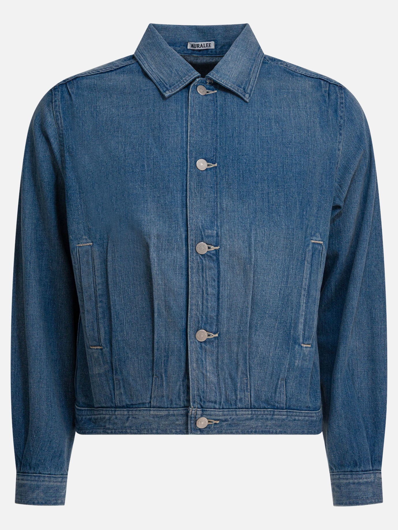 Giacche leggere & Trapuntate Solid colour  Azzurro - Auralee Uomo | PDP | VIETTI Online Store | Zoom-Modal
