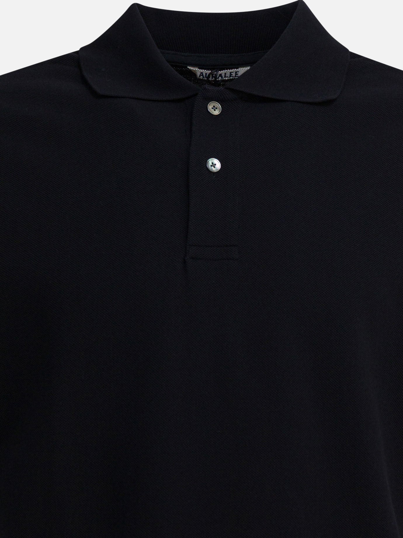 Polo con bottoni Solid colour  Blu - Auralee Uomo | PDP | VIETTI Online Store | thumbnail_3