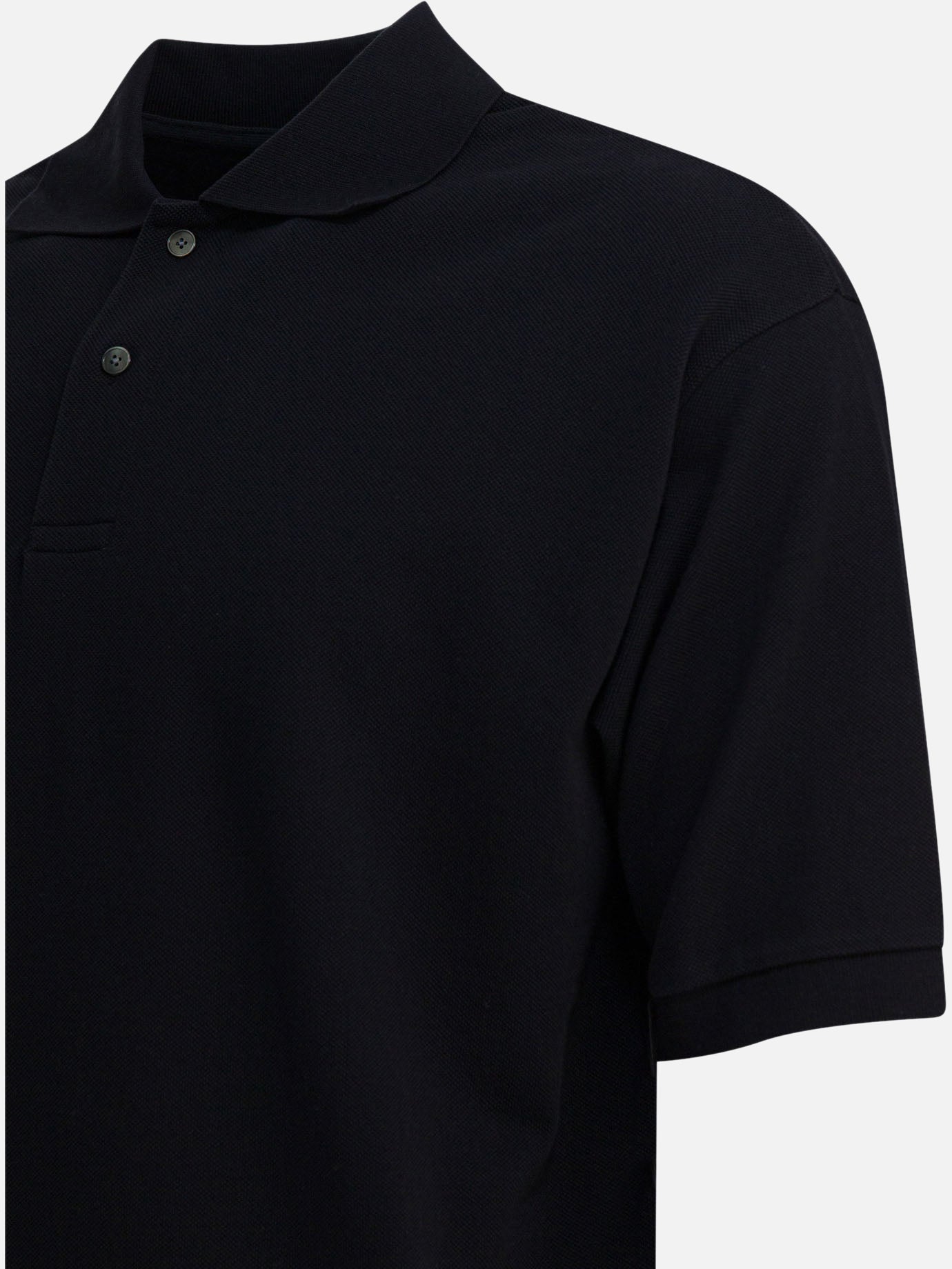 Polo con bottoni Solid colour  Blu - Auralee Uomo | PDP | VIETTI Online Store | Zoom-Modal_4
