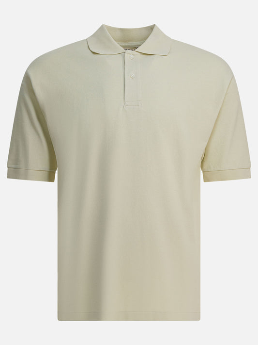 Polo con bottoni Solid colour  Verde - Auralee Uomo | PLP | VIETTI Online Store 

