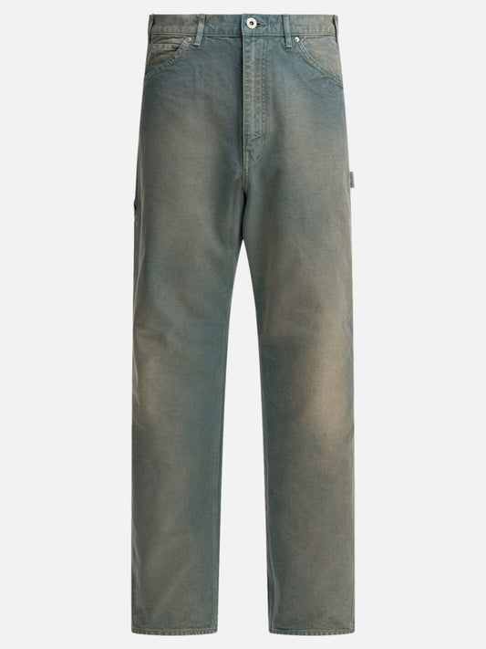 Work pants Solid colour  Green - Auralee Men | PLP | VIETTI Online Store 
