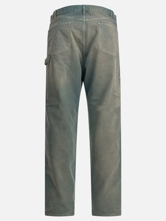 Work pants Solid colour  Green - Auralee Men | PLP | VIETTI Online Store | 2
