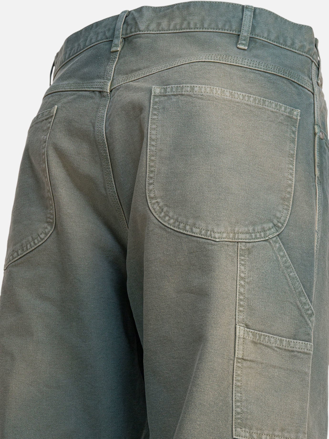 Work pants Solid colour  Green - Auralee Men | PDP | VIETTI Online Store | Zoom-Modal_4
