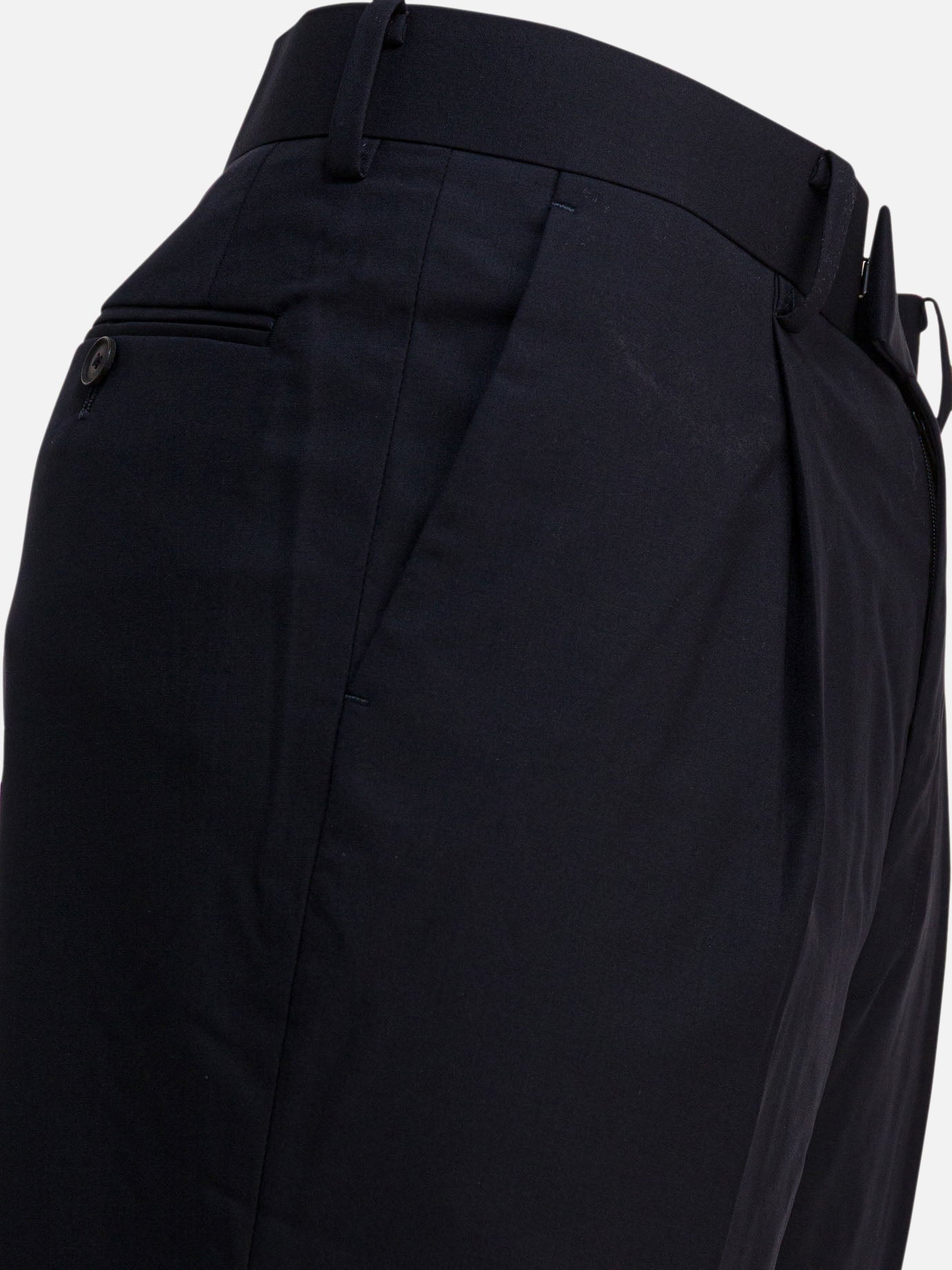 Leisure trousers Solid colour  Blue - Auralee Men | PDP | VIETTI Online Store | thumbnail_4