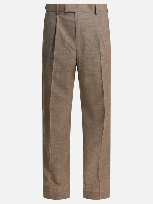 Leisure trousers Solid colour  Beige - Auralee Men | PLP | VIETTI Online Store 
