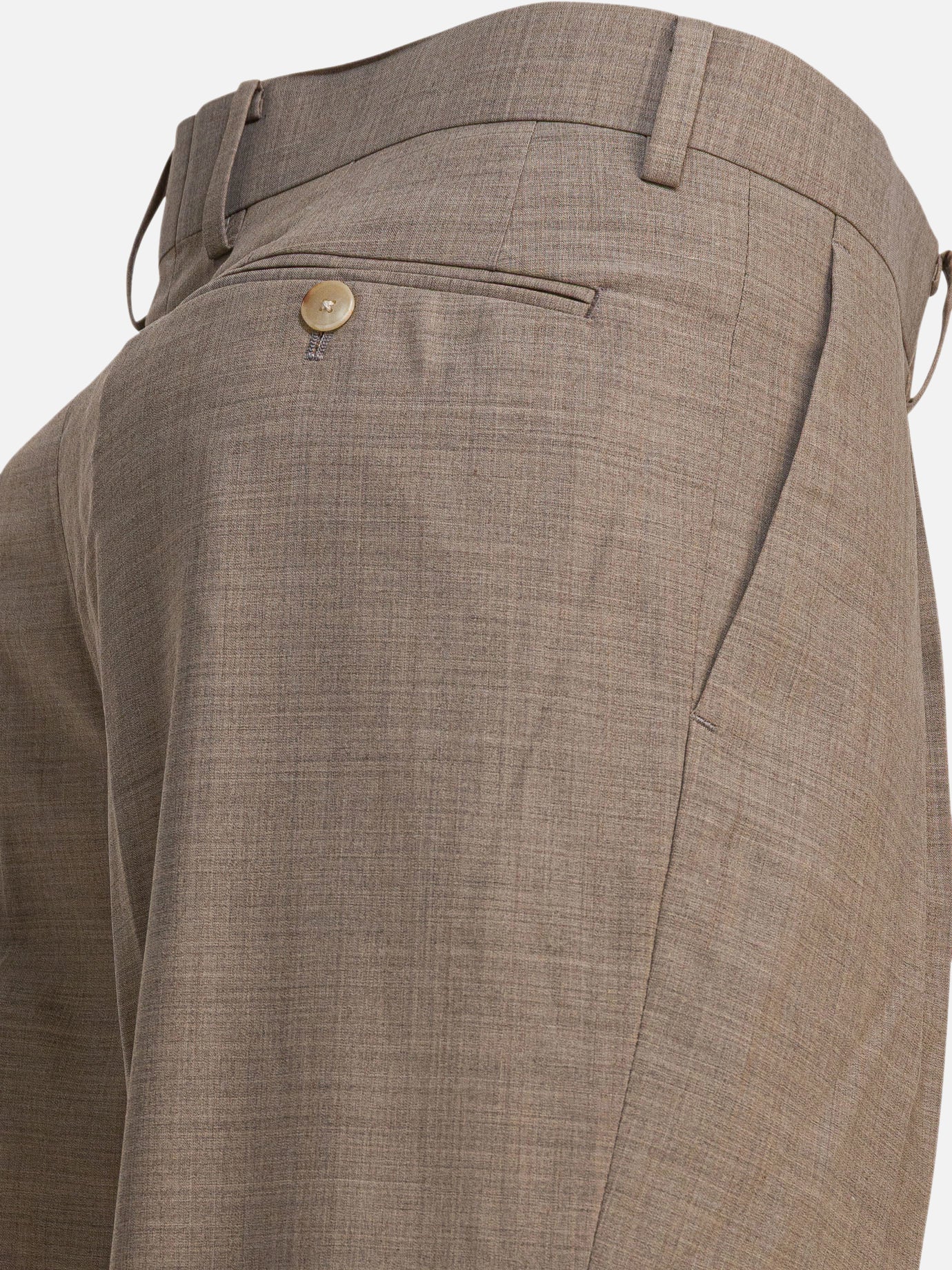 Leisure trousers Solid colour  Beige - Auralee Men | PDP | VIETTI Online Store | thumbnail_4