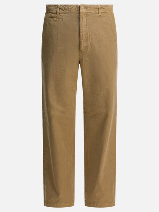 Leisure trousers Solid colour  Beige - Auralee Men | PLP | VIETTI Online Store 
