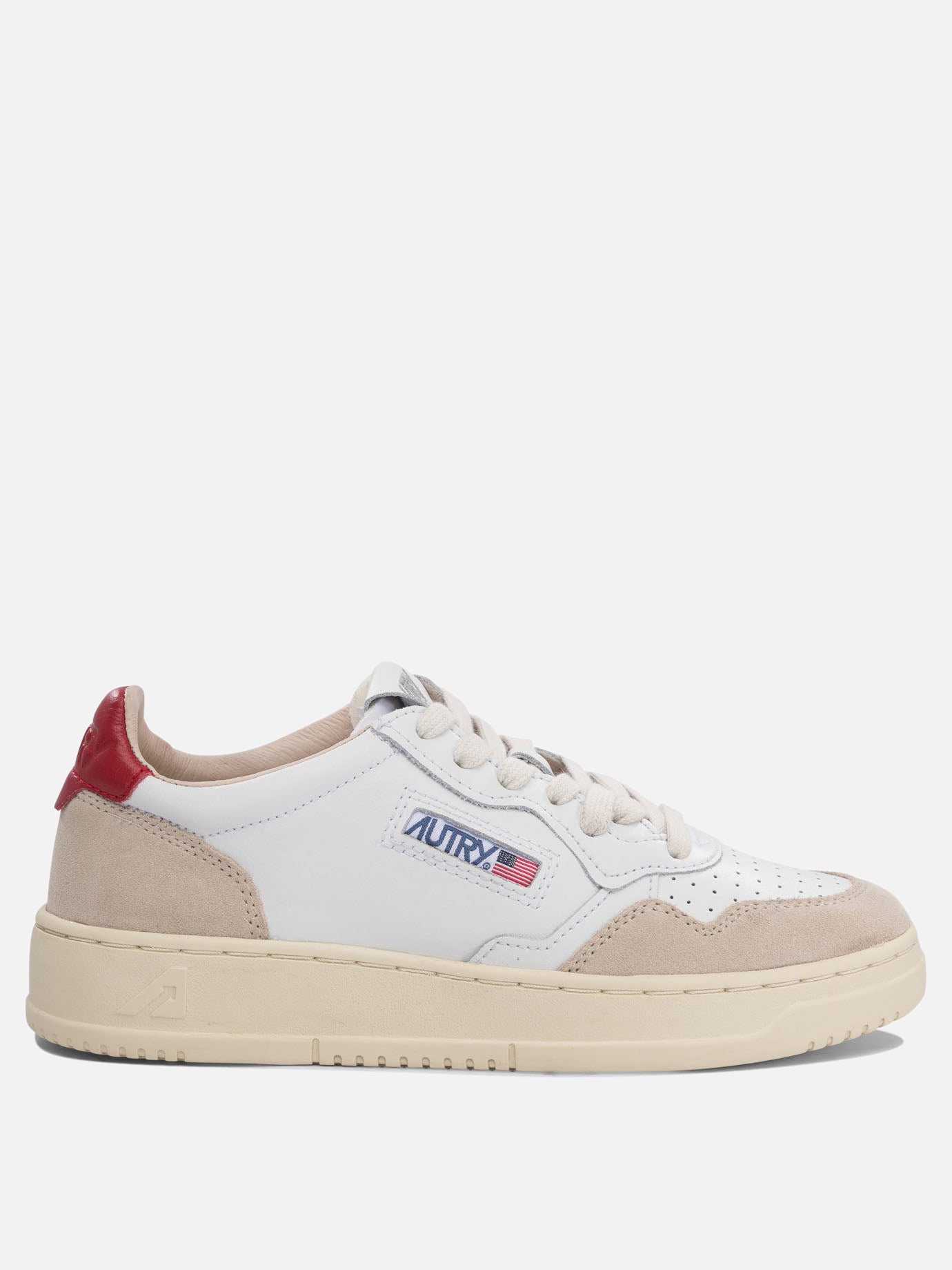 Low top sneakers 100% cow leather - 100% rubber  White - Autry Women | PDP | VIETTI Online Store | thumbnail