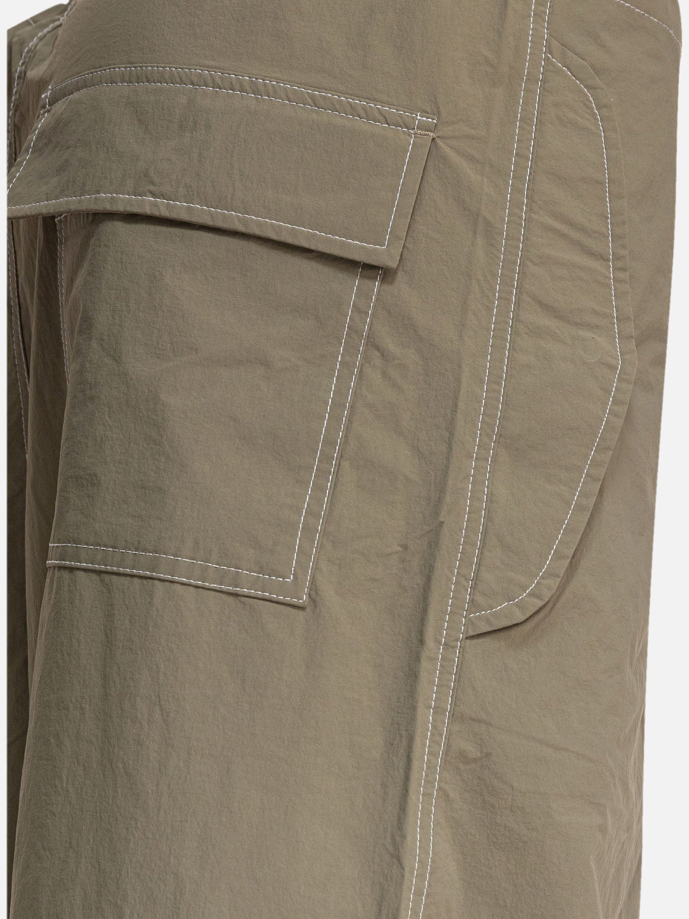 Autry Nylon reflex parachute trousers 14862118_XS Green thumbnail_4