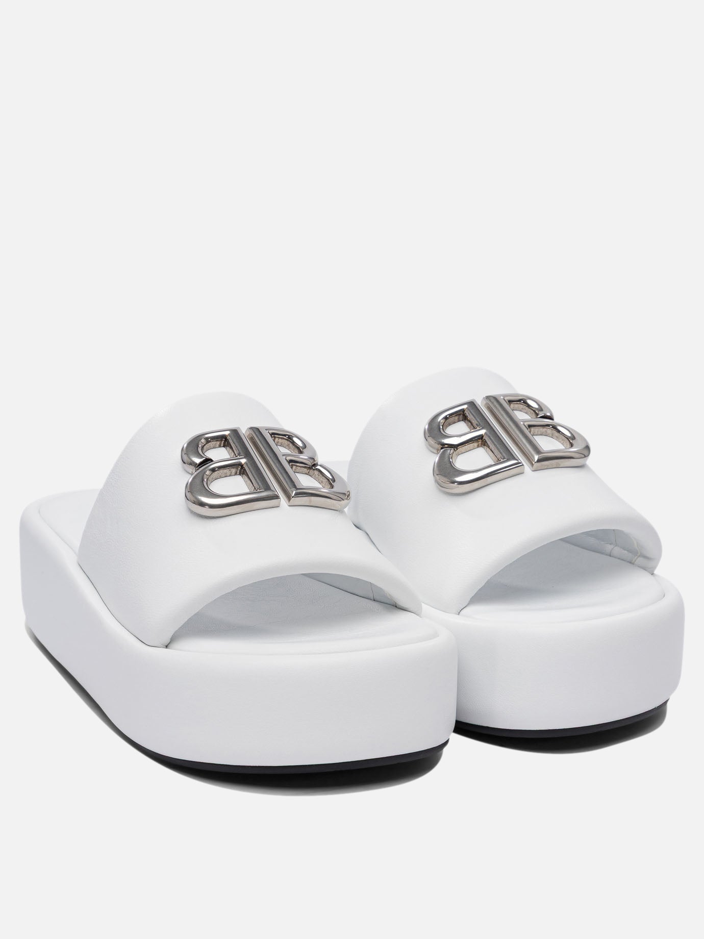Balenciaga Slide &quot;Rise&quot; 55 mm 18368239_36 White thumbnail_2