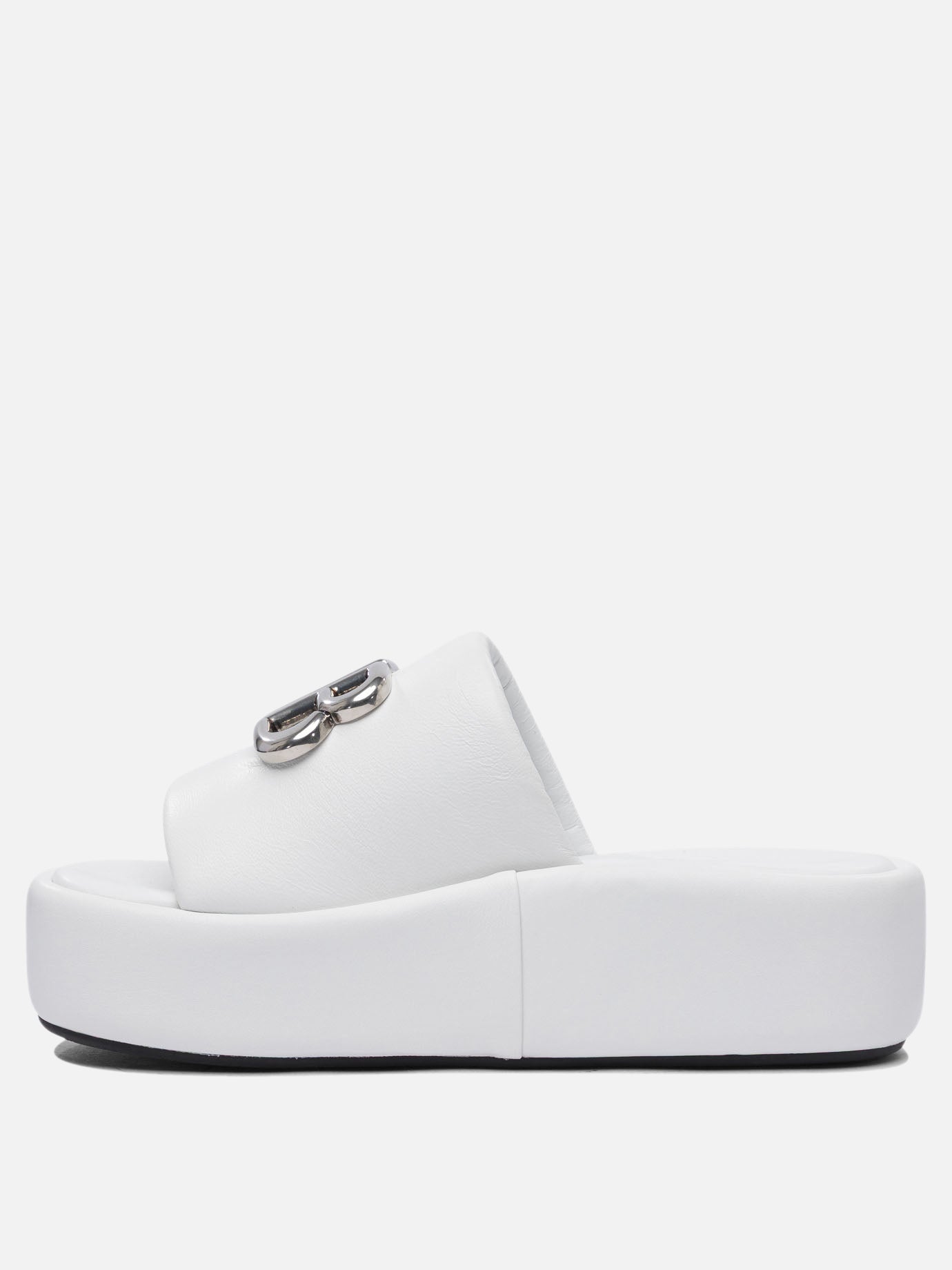 Balenciaga Slide &quot;Rise&quot; 55 mm 18368239_36 White thumbnail_3
