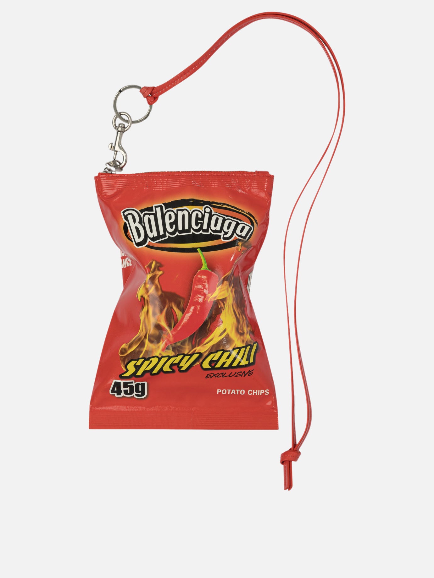 Balenciaga &quot;Chips&quot; cell phone pouch 10715036_UNI Red thumbnail_1