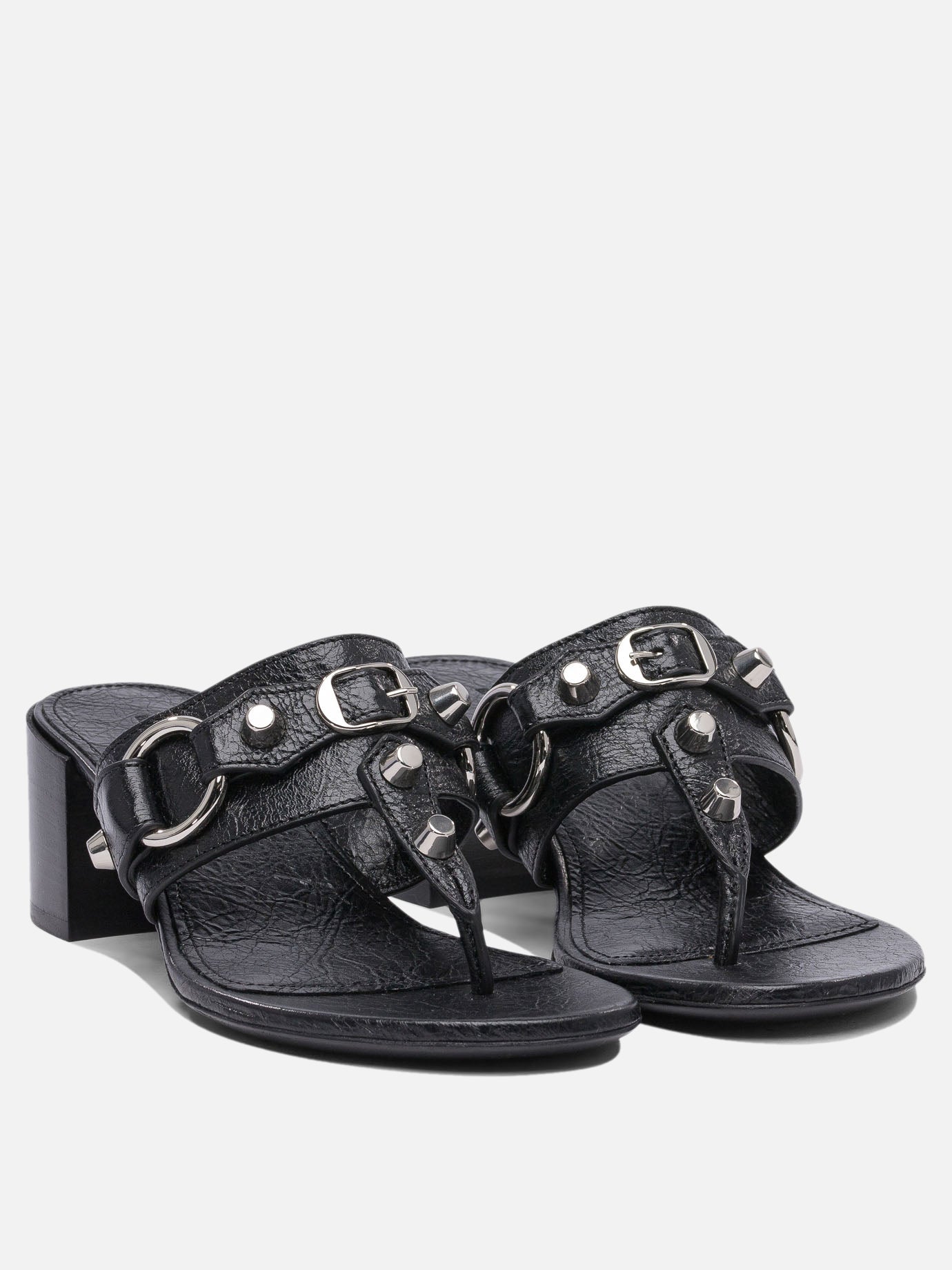 Balenciaga &quot;City&quot; 50mm sandals 15165957_37 Black thumbnail_2