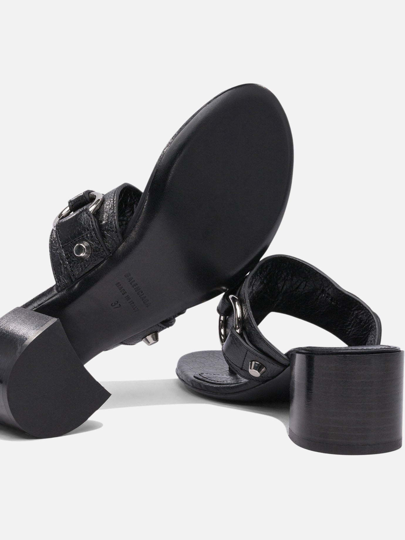 Balenciaga &quot;City&quot; 50mm sandals 15165957_37 Black thumbnail_5