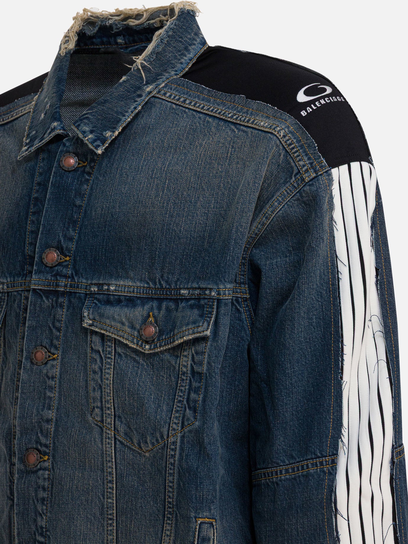 Giacche in denim Denim  Blu - Balenciaga Uomo | PDP | VIETTI Online Store | Zoom-Modal_4
