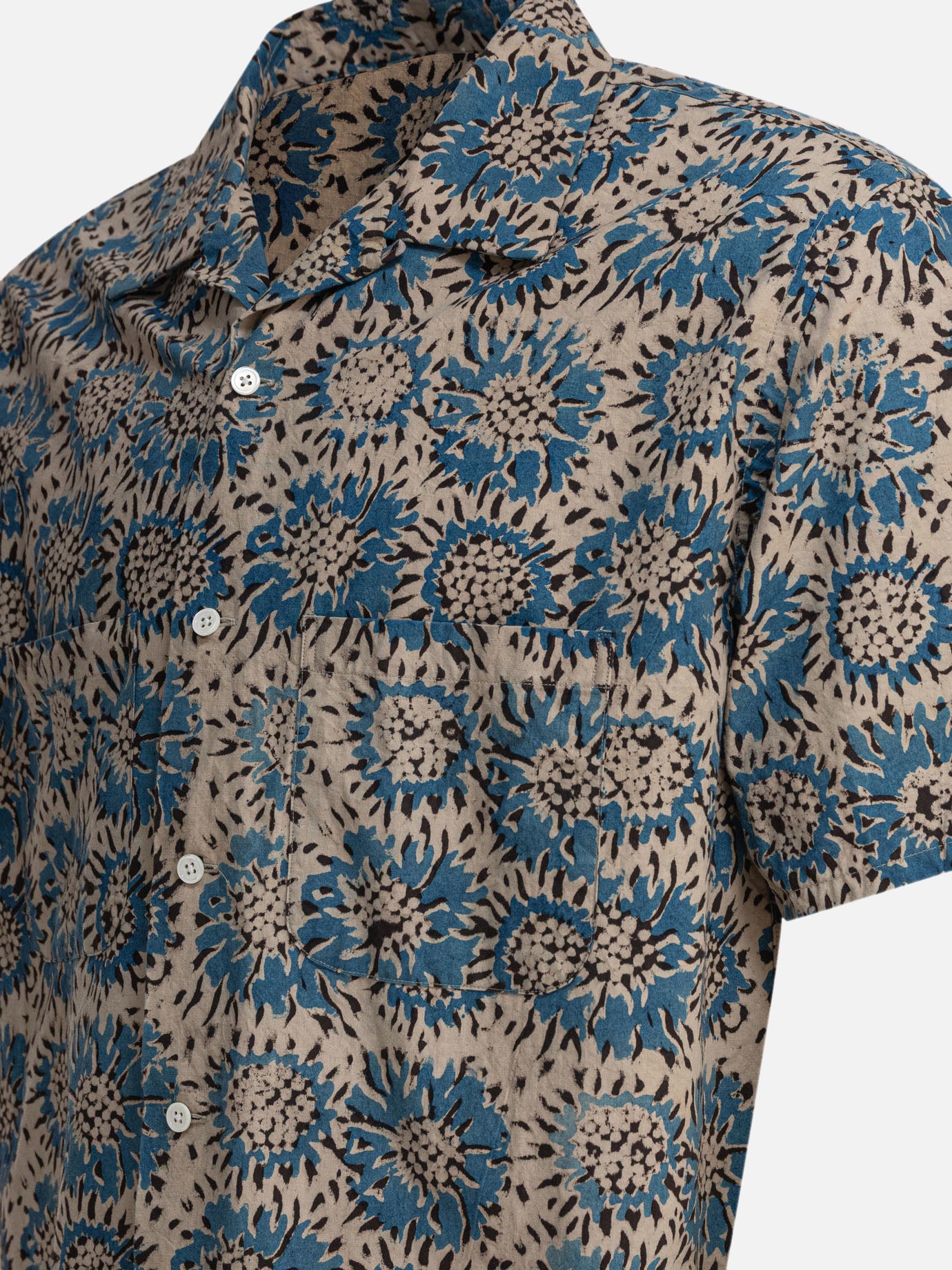 Casual shirts Floral  Blue - Beams Plus Men | PDP | VIETTI Online Store | Zoom-Modal_4
