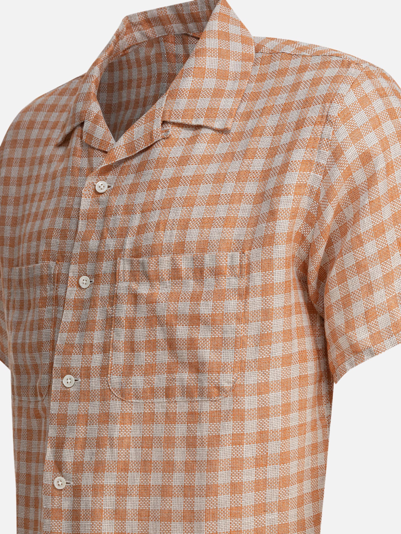 Beams Plus &quot;Panama&quot; Shirt 18477137_S Orange thumbnail_4