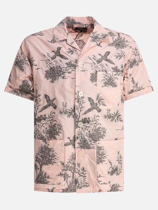 Beams Plus "Beach" shirt 18176979_S Pink 1