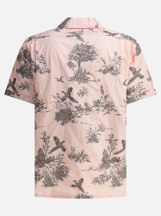 Beams Plus "Beach" shirt 18176979_S Pink 2
