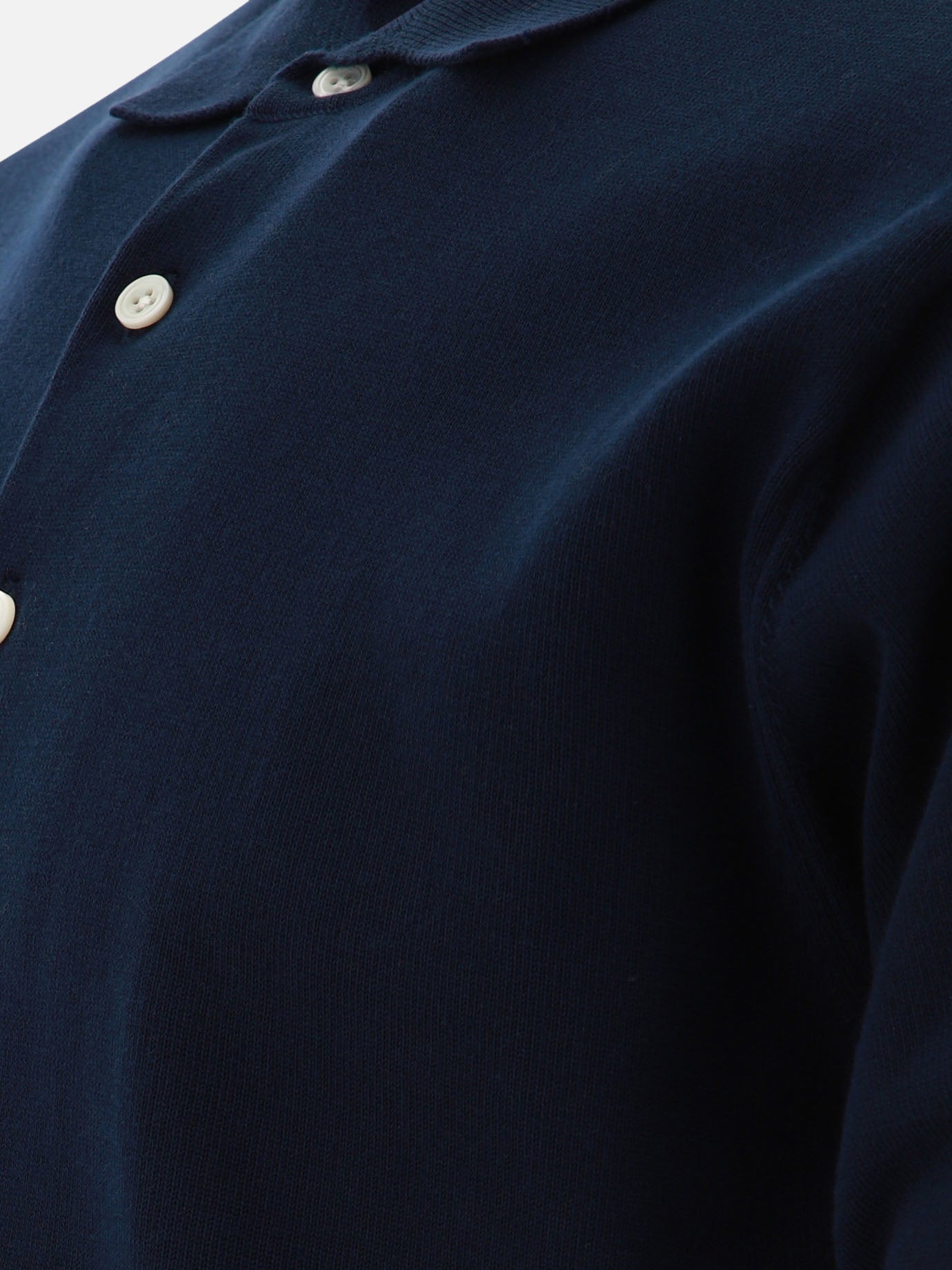 Beams Plus &quot;12G&quot; polo shirt 15561136_S Blue thumbnail_4