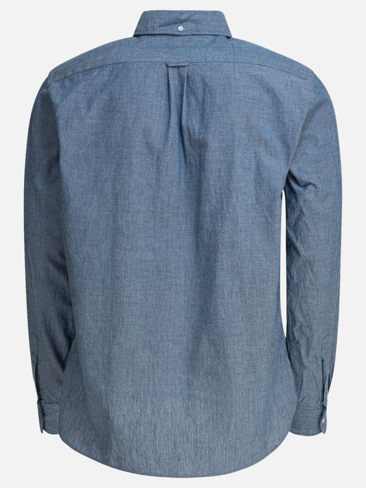 Beams Plus Shirt with button-down collar 13613824_S Blue 2