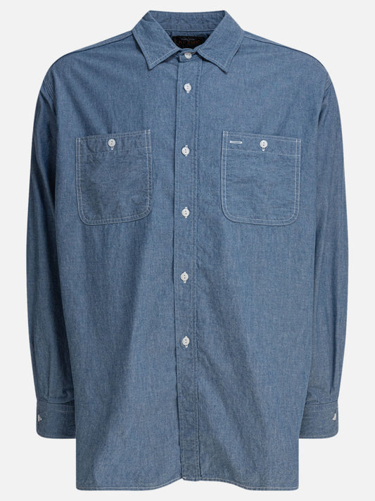 Beams Plus "Work Chambray" Shirt 10849321_S Blue 1
