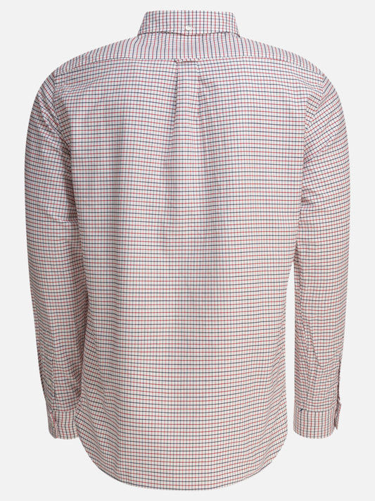 Beams Plus "Oxford Tattersall" shirt 13492144_S White 2