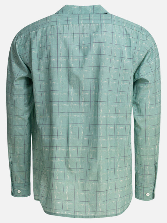 Beams Plus Camp collar shirt 13254703_S Green 2