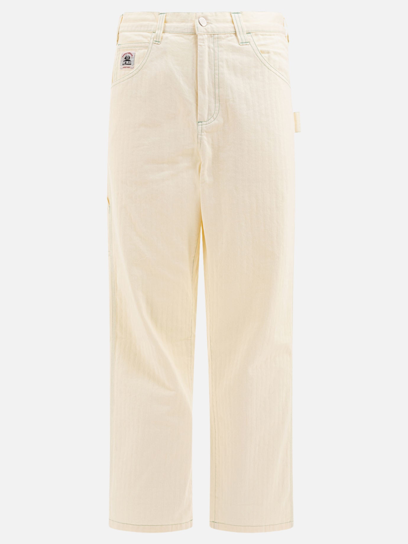 Work pants Solid colour  White - Bode Men | PDP | VIETTI Online Store | thumbnail