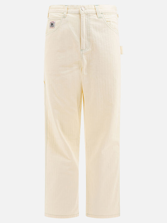 Work pants Solid colour  White - Bode Men | VIETTI Online Store 
