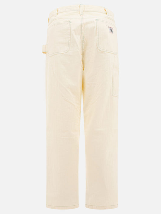 Work pants Solid colour  White - Bode Men | VIETTI Online Store | 2
