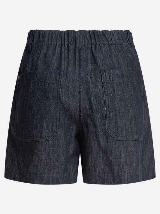 Five pockets shorts Denim  Blue - Brunello Cucinelli Women | PLP | VIETTI Online Store | 2
