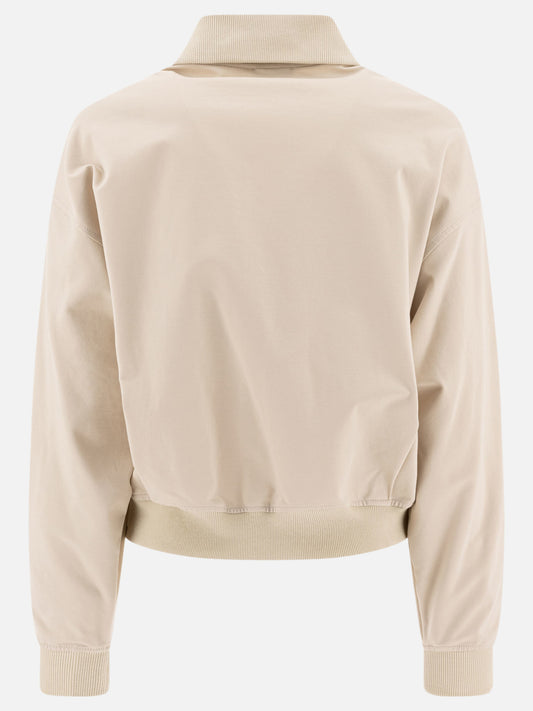 Felpe con zip Solid colour  Bianco - Brunello Cucinelli Donna | VIETTI Online Store | 2
