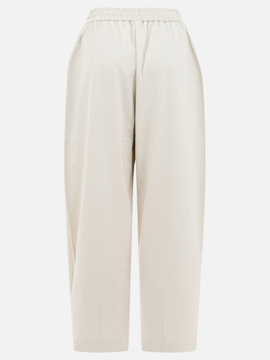 Pantaloni sportivi Solid colour  Bianco - Brunello Cucinelli Donna | PDP | VIETTI Online Store | 2
