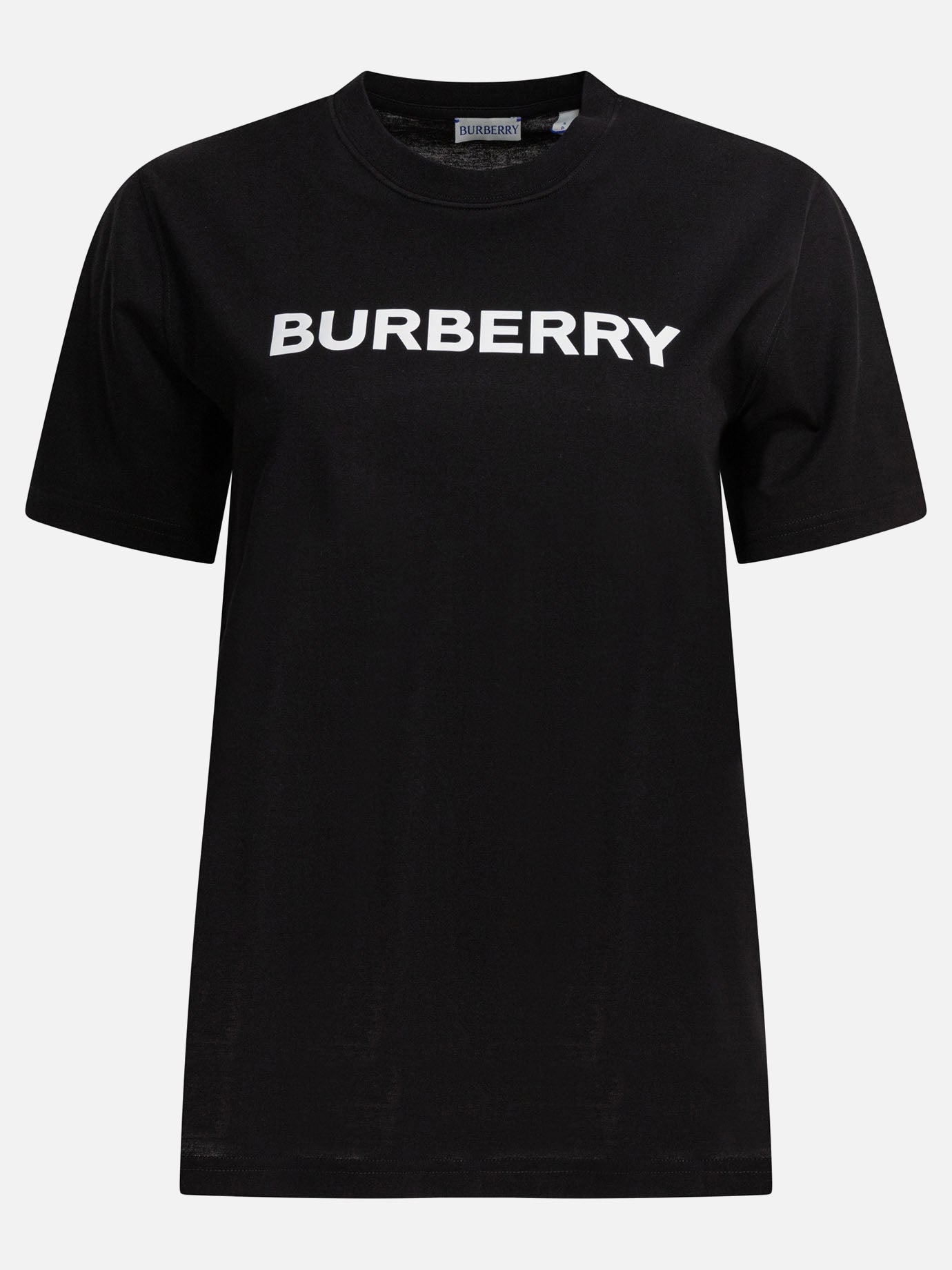 T-shirt girocollo Logo  Nero - Burberry Donna | PDP | VIETTI Online Store | thumbnail