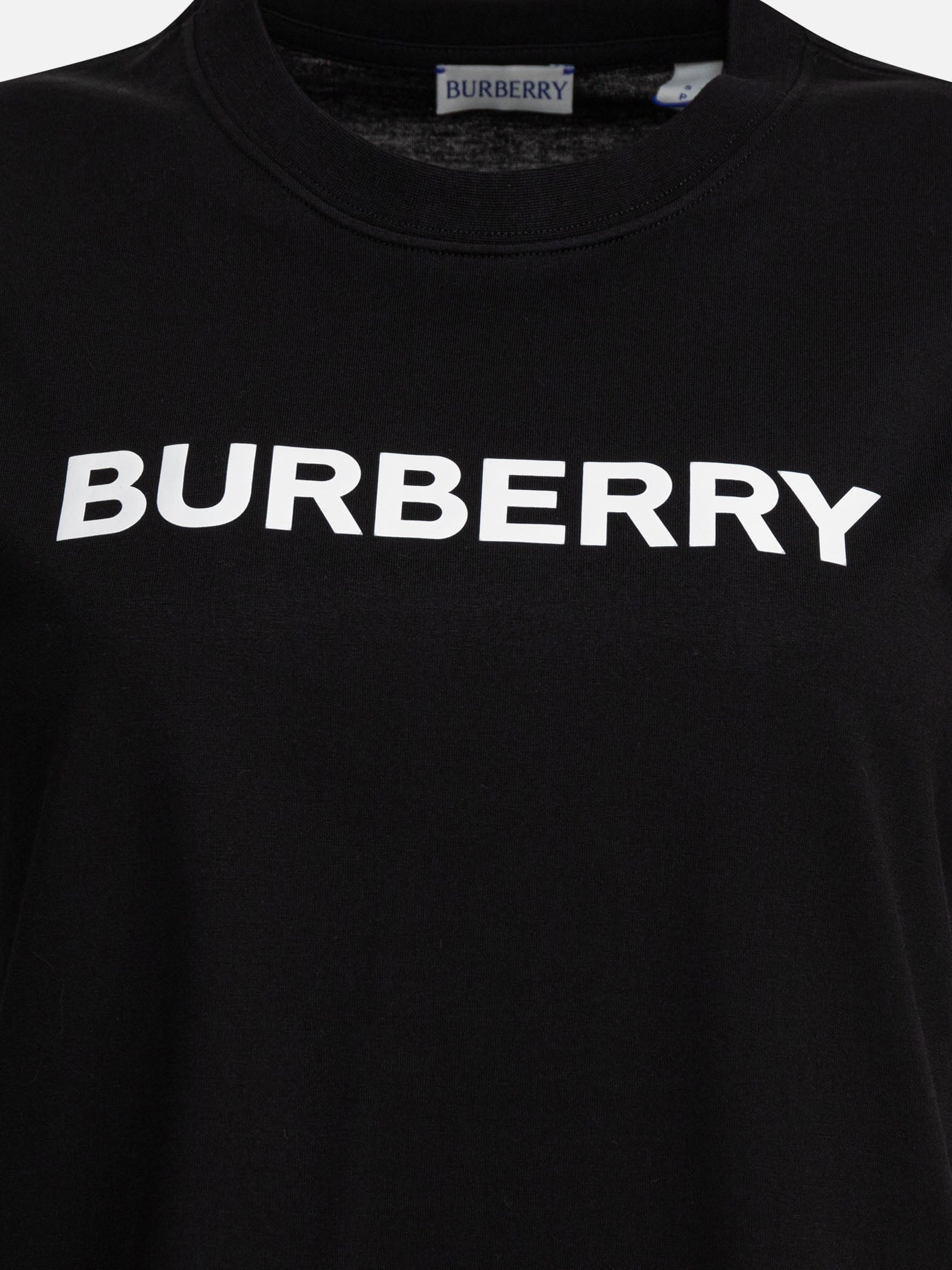 T-shirt girocollo Logo  Nero - Burberry Donna | PDP | VIETTI Online Store | Zoom-Modal_3
