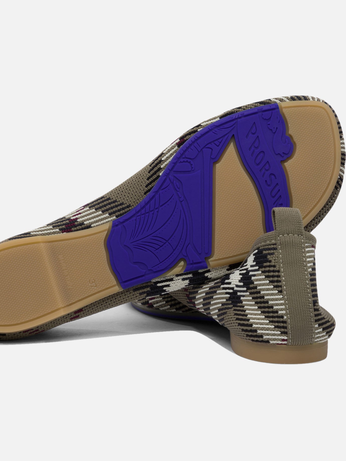 Burberry &quot;Baby&quot; ballet flats 17879601_38 Grey thumbnail_5