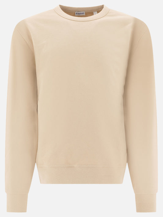 Burberry Crew neck sweatshirt with Check detail 15812019_M Beige 1