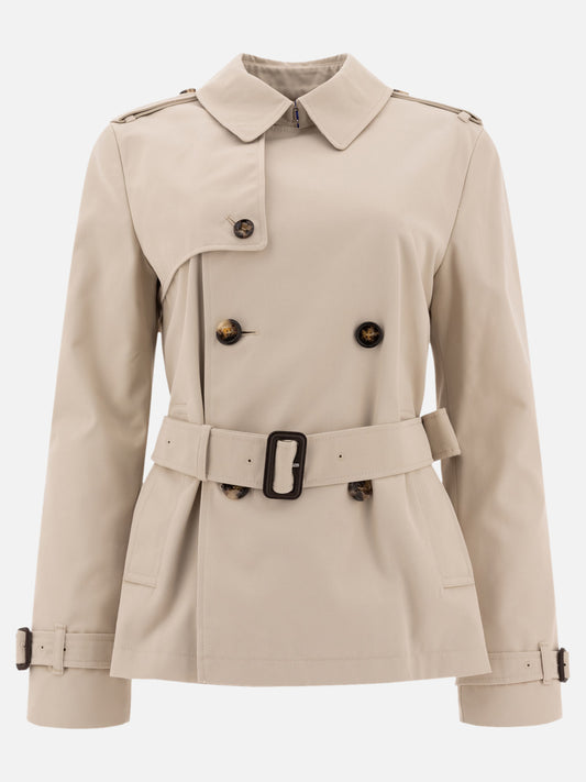 Burberry Giacca trench in misto cotone 14972264_08 Brown 1