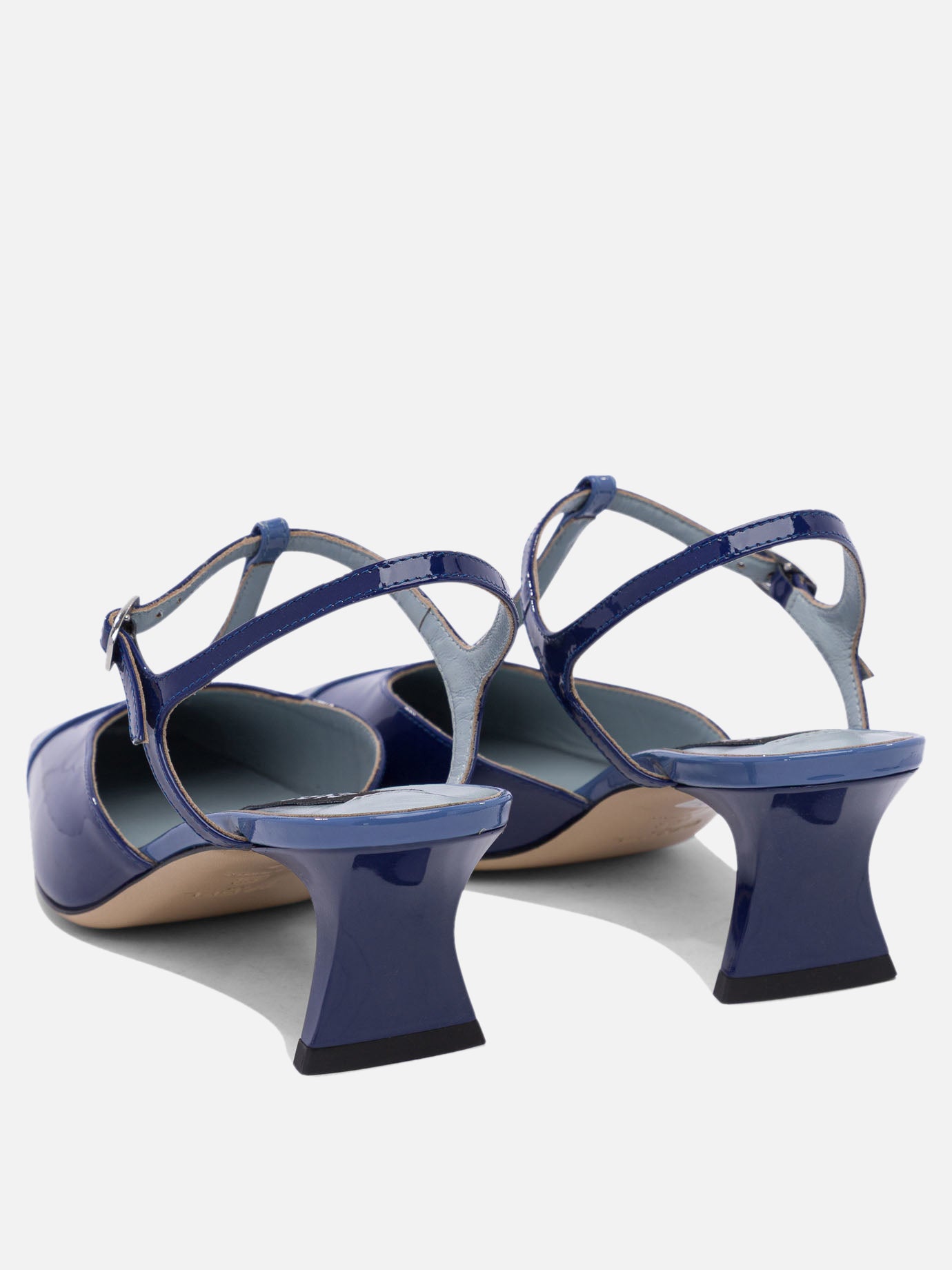 Heeled sandals 100% calf leather - 100% calf  Blue - Carel Women | PDP | VIETTI Online Store | Zoom-Modal_4
