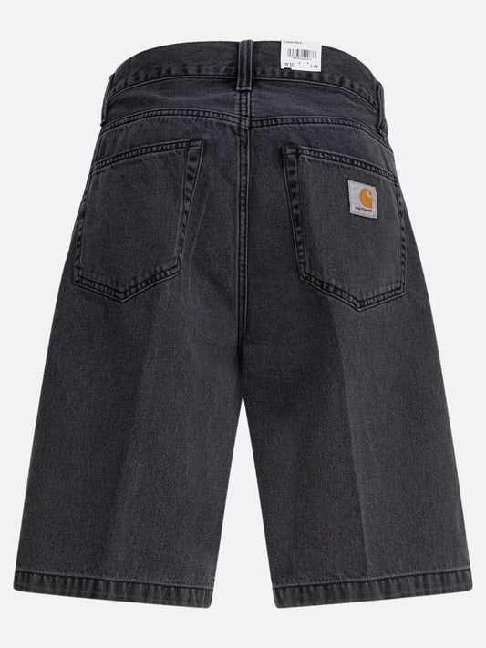 Short cinque tasche Denim  Nero - Carhartt WIP Uomo | VIETTI Online Store | 2
