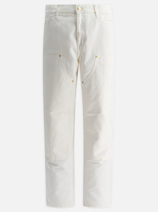 Carhartt WIP Pantaloni "Double Knee" 19113473_32 White 1